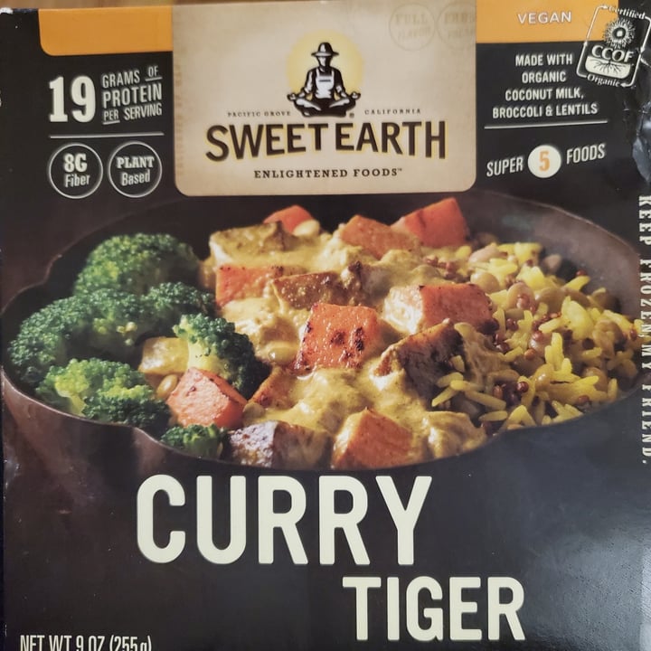 photo of Sweet Earth Curry Tiger shared by @jfp420 on  09 Sep 2021 - review