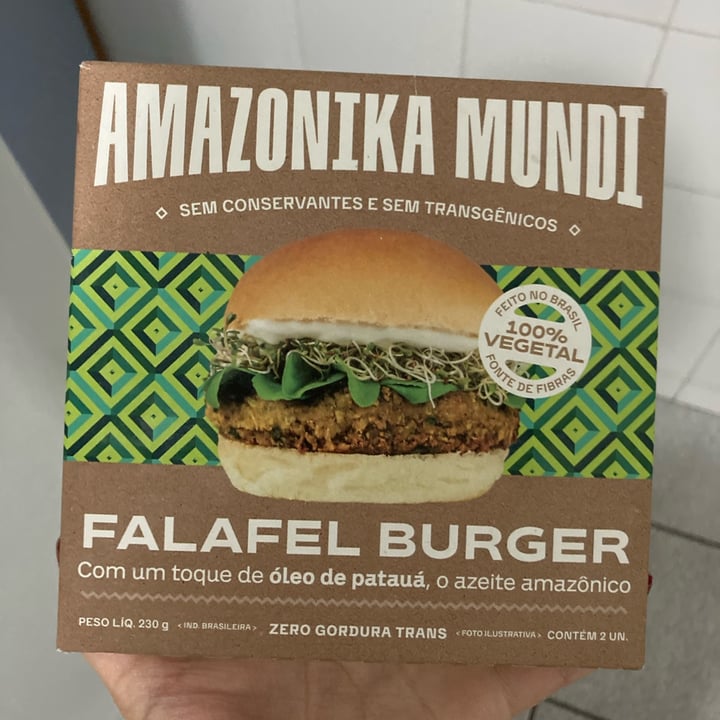 photo of Amazonika mundi Falafel Burguer shared by @lauraconstantino on  07 Jun 2022 - review