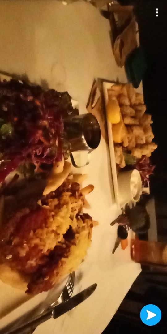 review photo of Austral Hotel Crumbed Eggplant Schnitzel shared by @rhiannoncoles on 18 Jan 2019 - review
