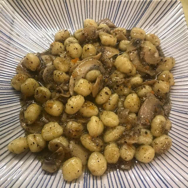 Photo of the dish “gnocchi al tartufo e funghi”