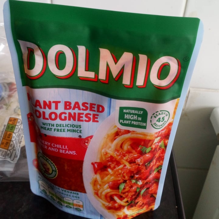 photo of Dolmio Plant Based Bolognese shared by @seaweedvibes on  20 Jul 2020 - review