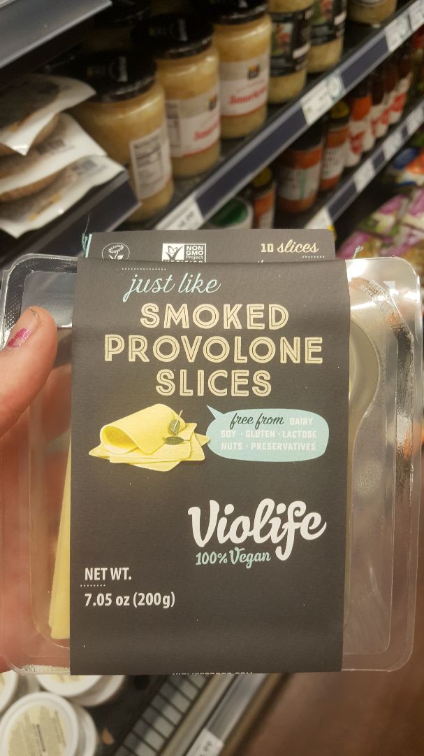 review photo of Violife Smoked Provolone Slices shared by @sweetpetunias on 04 Apr 2020 - review