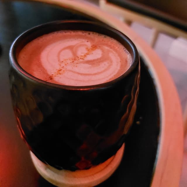 Photo of the dish “Spicy Ichimi Hot Chocolate with Soy Milk”