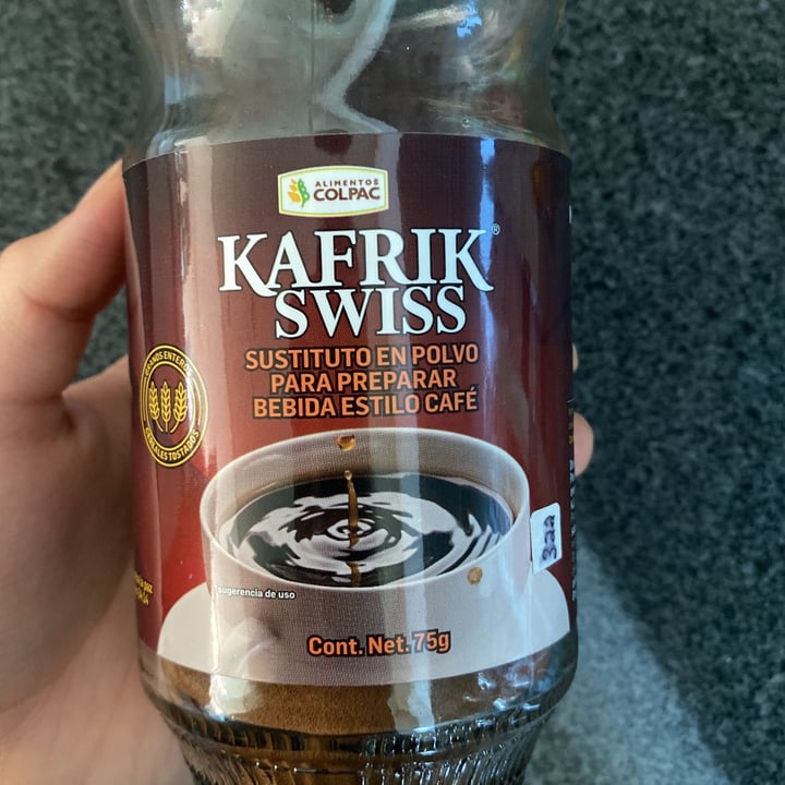 photo of Alimentos Colpac Kafrik Swiss. Sustituto de café shared by @nataliamora on  01 Aug 2021 - review