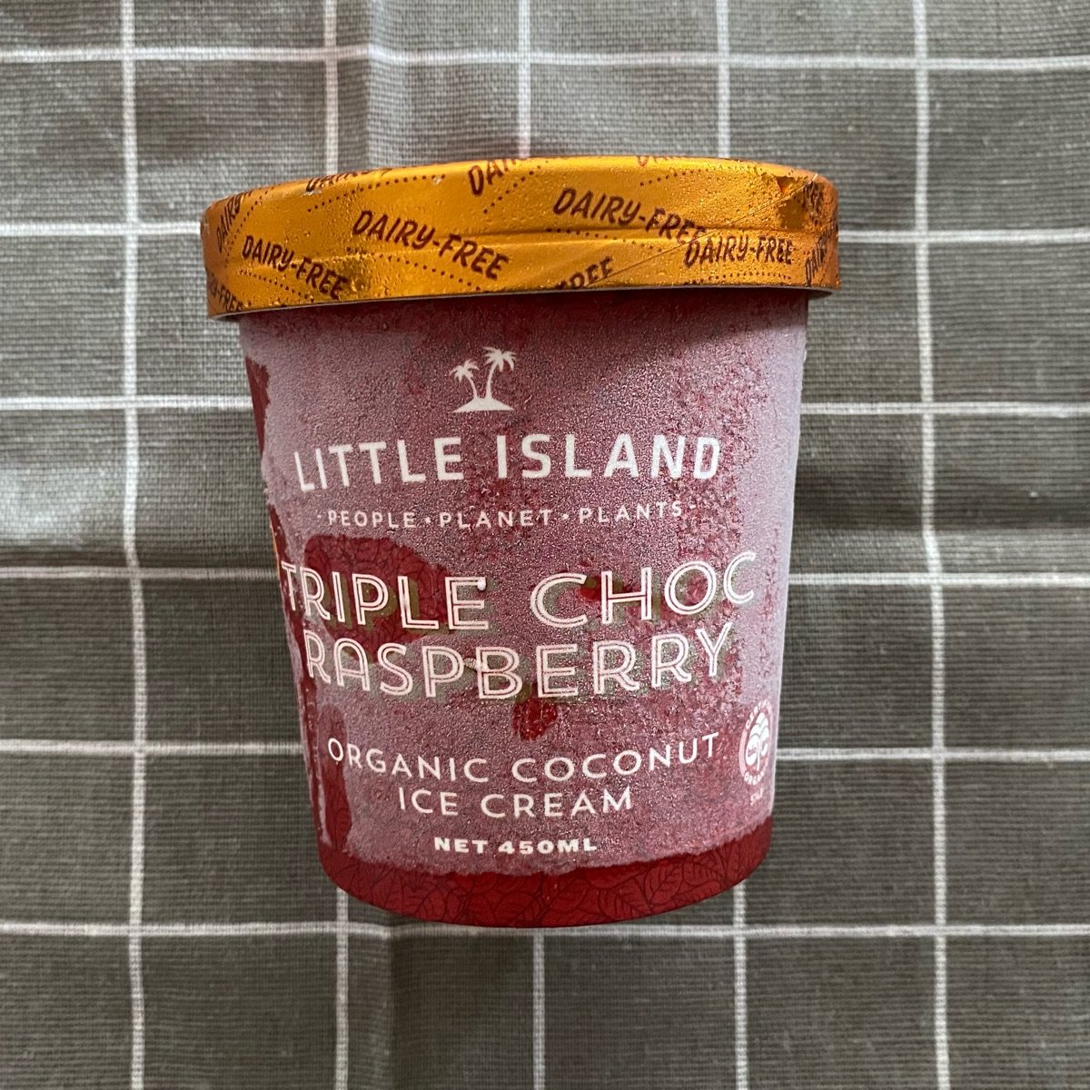 Little Island Coconut Creamery Chocolate Raspberry Organic Coconut Ice