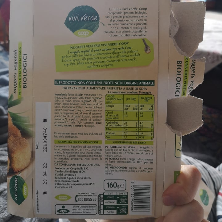 review photo of Vivi Verde Coop Nuggets Vegetali shared by @cam11 on 01 Apr 2022 - review