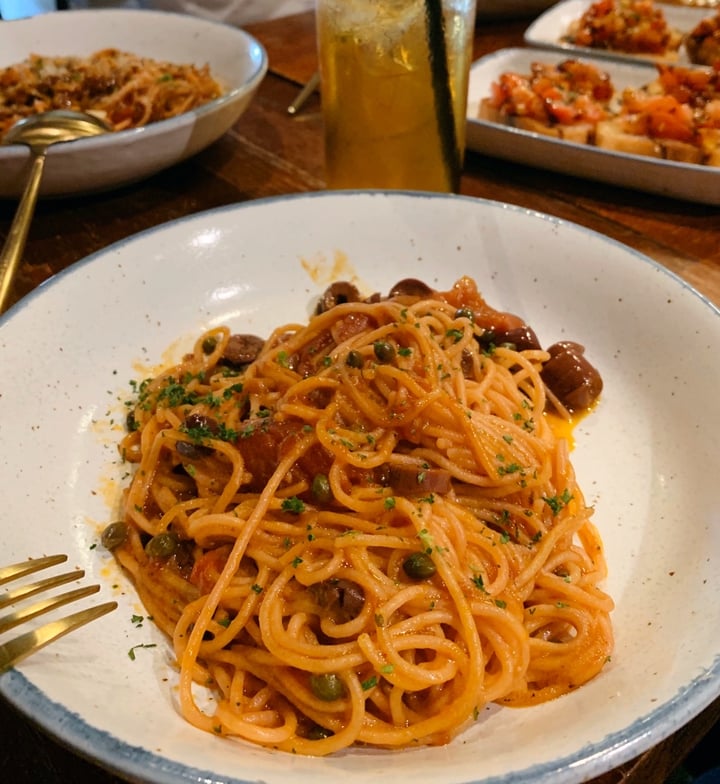 photo of Tipo Pasta Bar Pomodoro Pasta with olives and capers shared by @sarahalee27 on  31 Mar 2020 - review