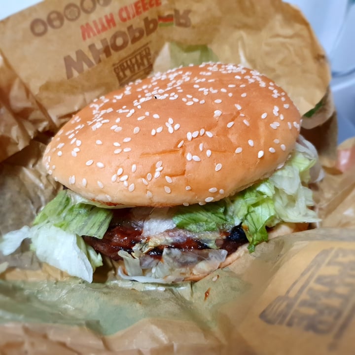 photo of Burger King Plant Based Whooper shared by @nhwc on  15 Aug 2021 - review