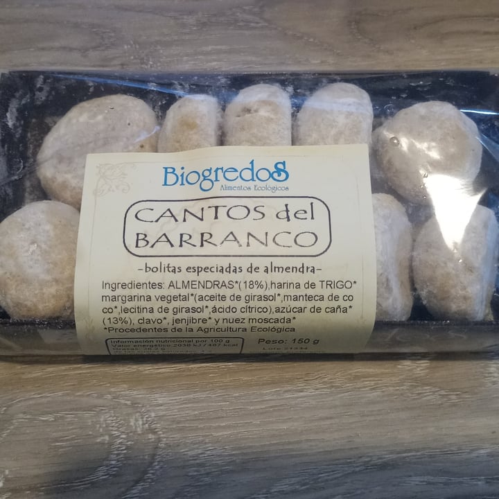 review photo of Biogredos Cantos del barranco- bolitas especiadas de almendra shared by @anadmp on 20 Feb 2022 - review
