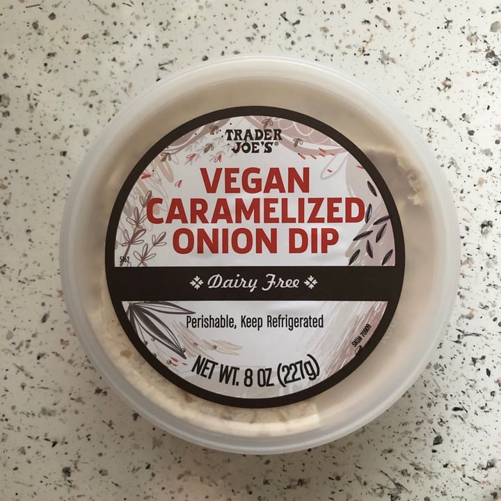 photo of Trader Joe's Vegan Caramelized Onion Dip shared by @ccouron on  04 Apr 2021 - review