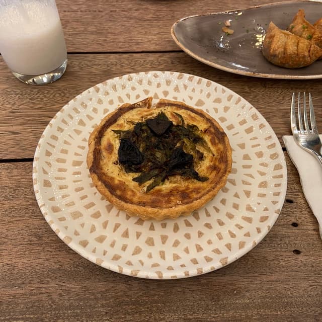 Photo of the dish “Mushroom and Leek Quiche”