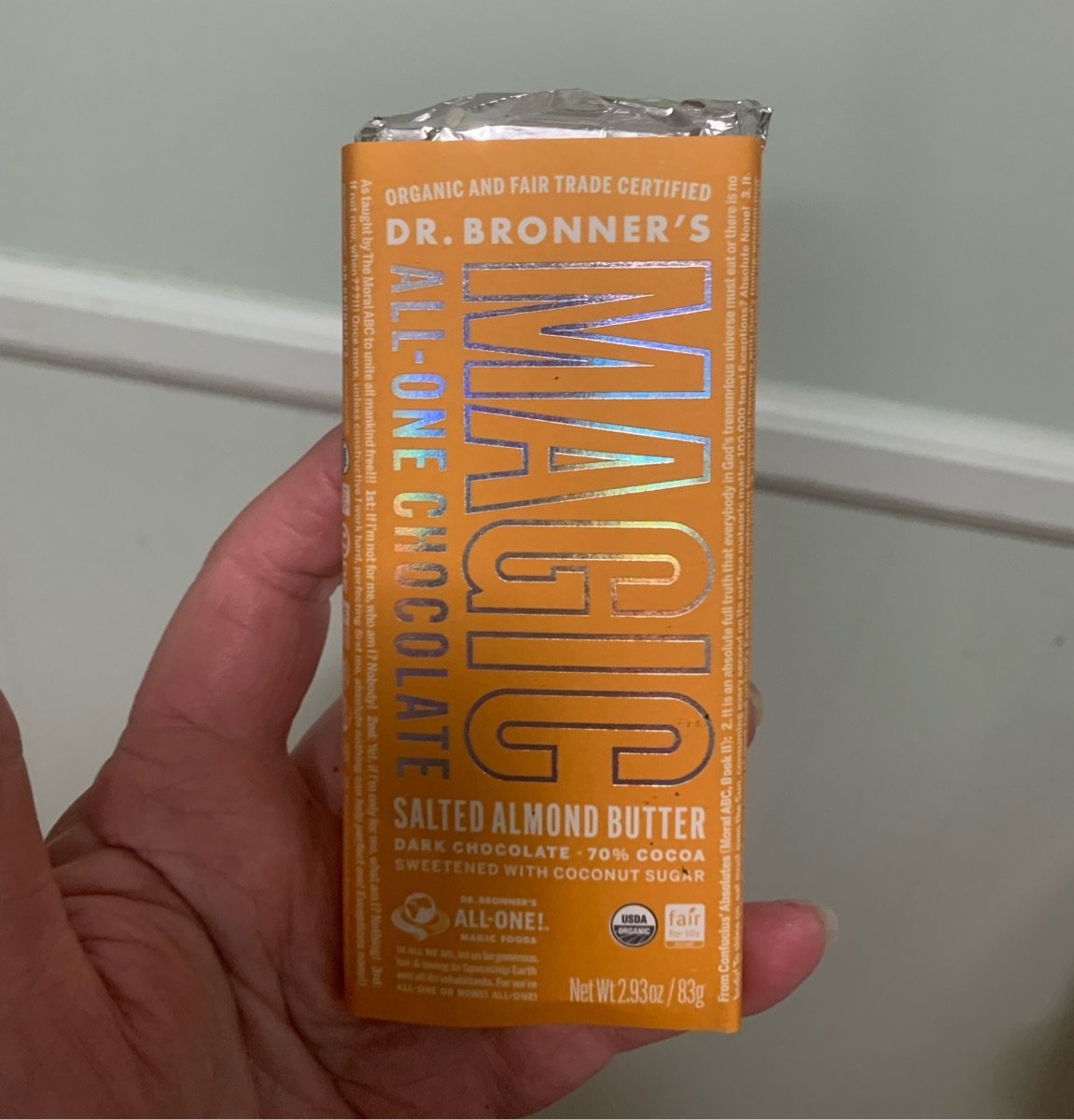 Dr. Bronner's Salted Almond Butter Magic All One Chocolate Reviews