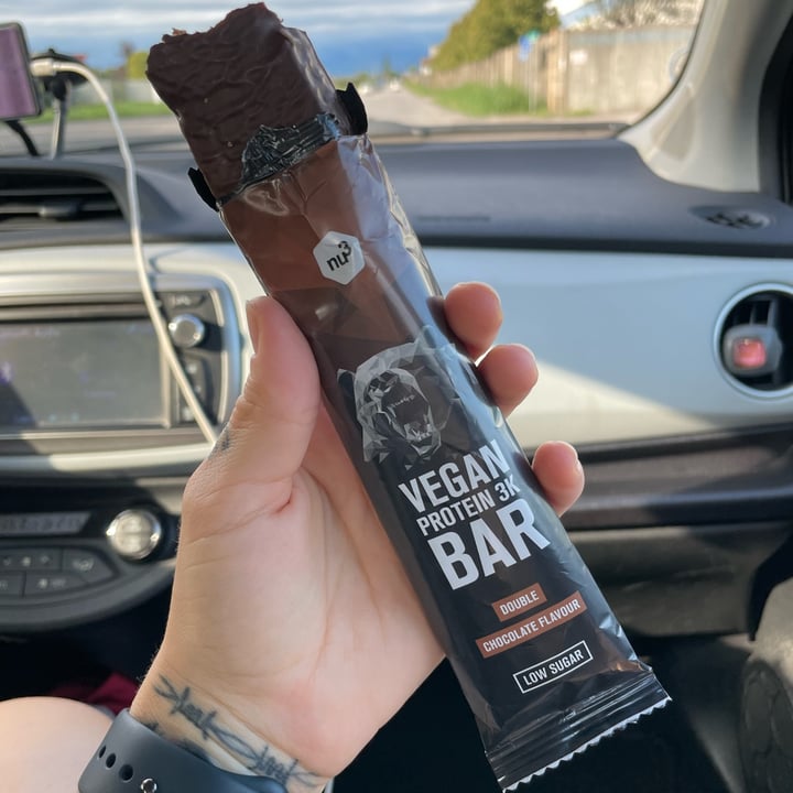 photo of Nu3 vegan protein bar double chocolate shared by @bau1311 on  18 Sep 2022 - review