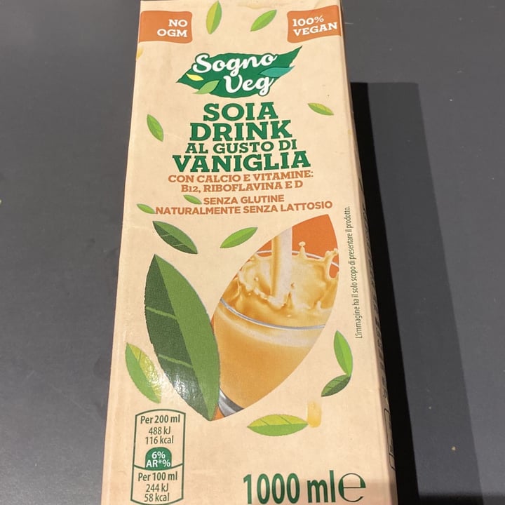 photo of Sogno veg Soia Drink Vaniglia shared by @gibivi on  16 Oct 2022 - review