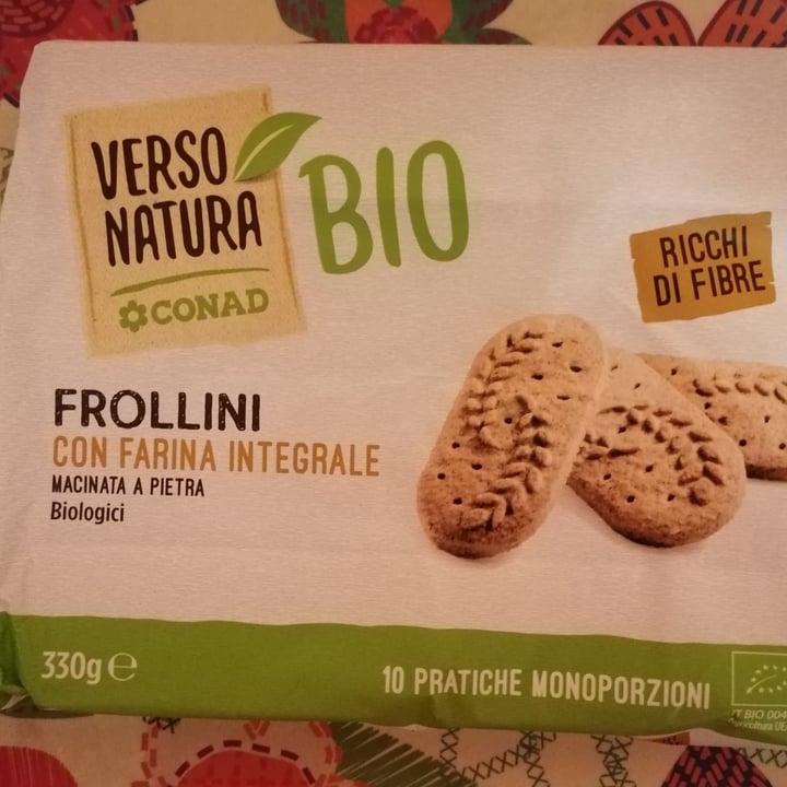 photo of Verso Natura Conad Bio  Frollini Con Farina Integrale shared by @ilariazag on  23 Sep 2022 - review