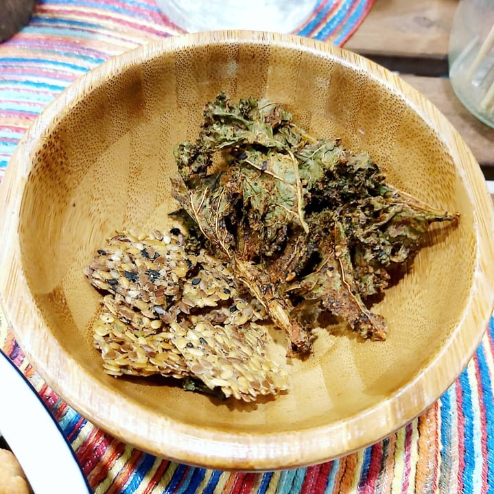 photo of Wakamama Vegan Kale Chips shared by @herbimetal on  24 Jun 2021 - review