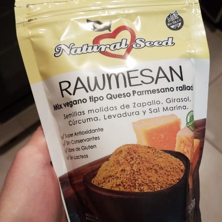 photo of Natural Seed Rawmesan shared by @paulinaspiga on  07 Sep 2020 - review