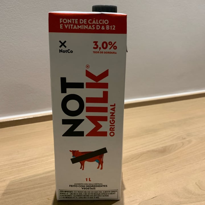 photo of NotCo Not Milk Original shared by @cr-vegan on  11 May 2022 - review