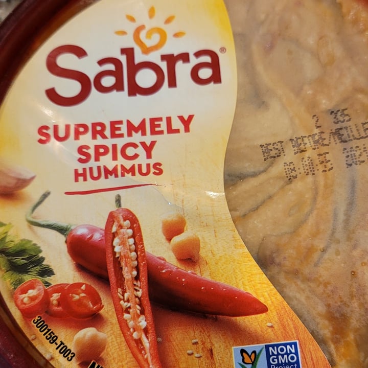 photo of Sabra Sabra Supremely Spicy Hummus shared by @healthcareherbivore on  30 Dec 2020 - review