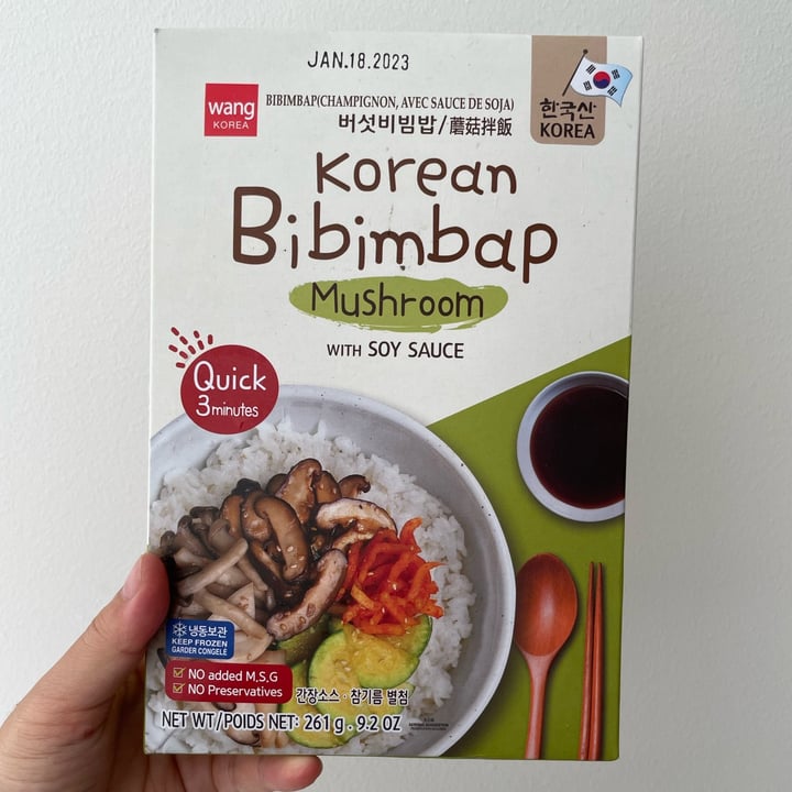 review photo of Wang Korea Korean Bibimbap Mushroom with Soy Sauce shared by @clam on 08 Jan 2022 - review