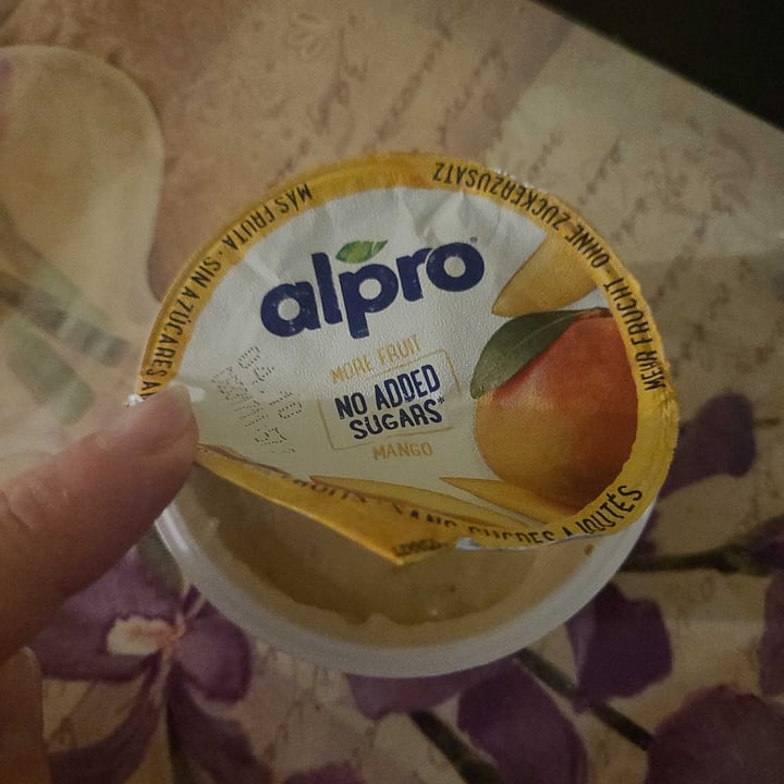 photo of Alpro Mango Yogurt (No Added Sugars) shared by @friends81 on  16 Sep 2021 - review