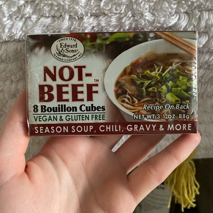 review photo of Edward & Sons Not-Beef™ Boullion Cubes shared by @thebooberrypie on 18 Dec 2021 - review