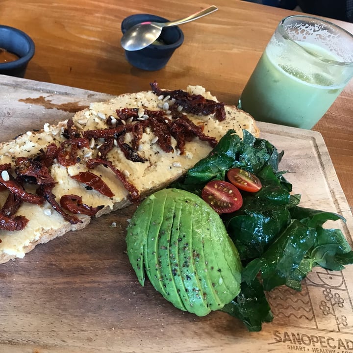 review photo of Sanopecado Hummus Toast shared by @crostina on 06 Oct 2021 - review