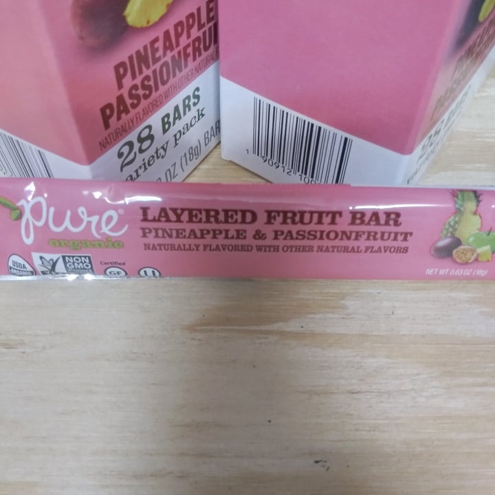 photo of Pure Organic Pineapple Passion Fruit Layered Fruit Bars shared by @gemgirl on  01 Nov 2021 - review