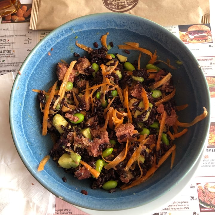 photo of Old Wild West Bowl con “burger no meat” shared by @moniqueblondie on  22 May 2022 - review