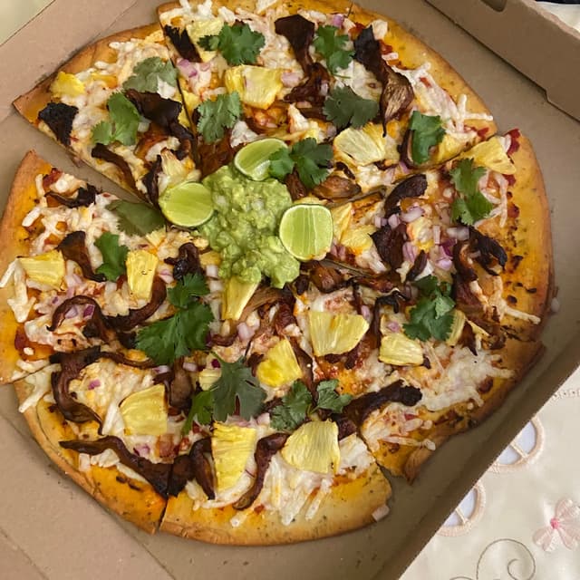「Pizza de Pastor」の料理の写真