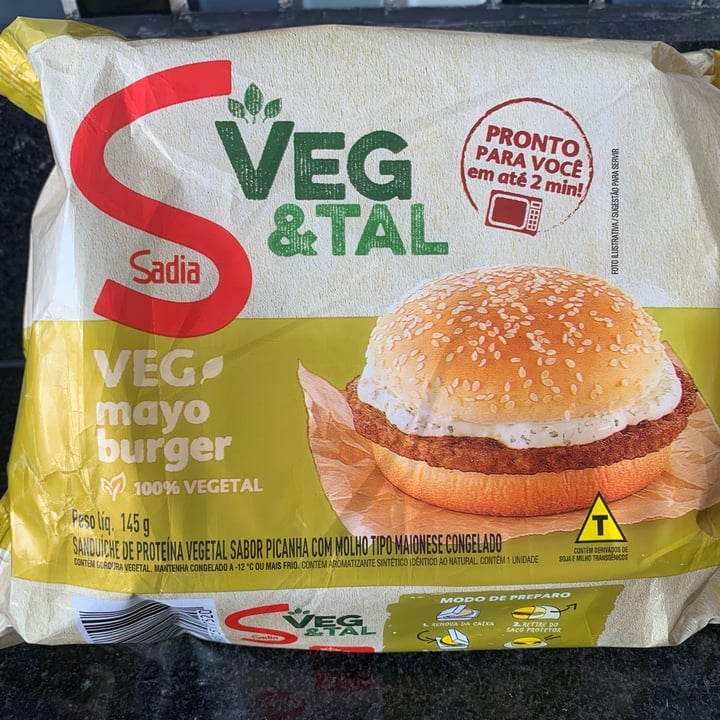 review photo of Sadia Veg Mayo Burger shared by @paulahelena on 16 Apr 2022 - review