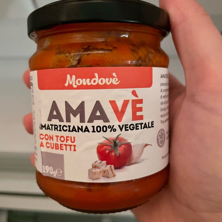 photo of Mondovè Amatriciana vegetale shared by @elenharley on  19 Jun 2022 - review