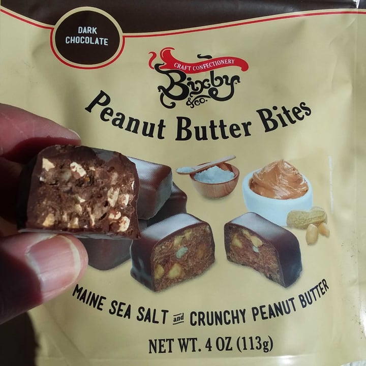 photo of Bixby & co Crunchy Peanut Butter Maine Sea Salt Bites shared by @pattymvegan on  23 Apr 2021 - review