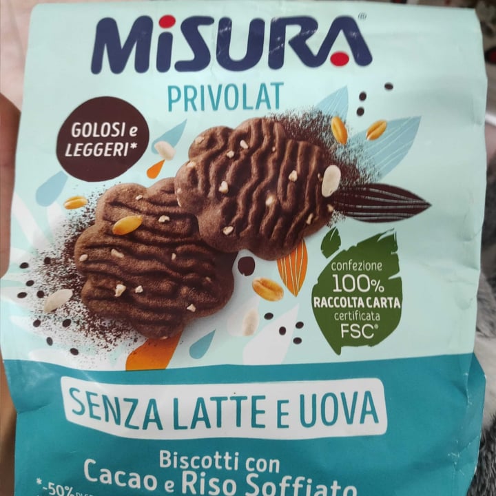 photo of Misura Biscotti con cacao e riso soffiato - Privolat shared by @nicool on  30 May 2022 - review