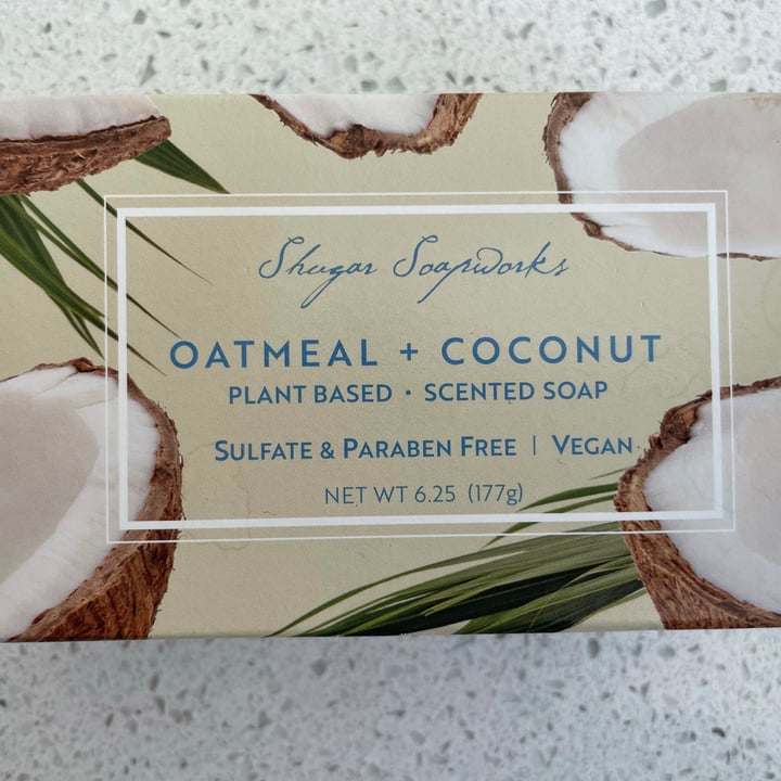 photo of Shugar Soapworks Oatmeal + Coconut Plant-Based Soap shared by @seasonalmood on  26 May 2021 - review