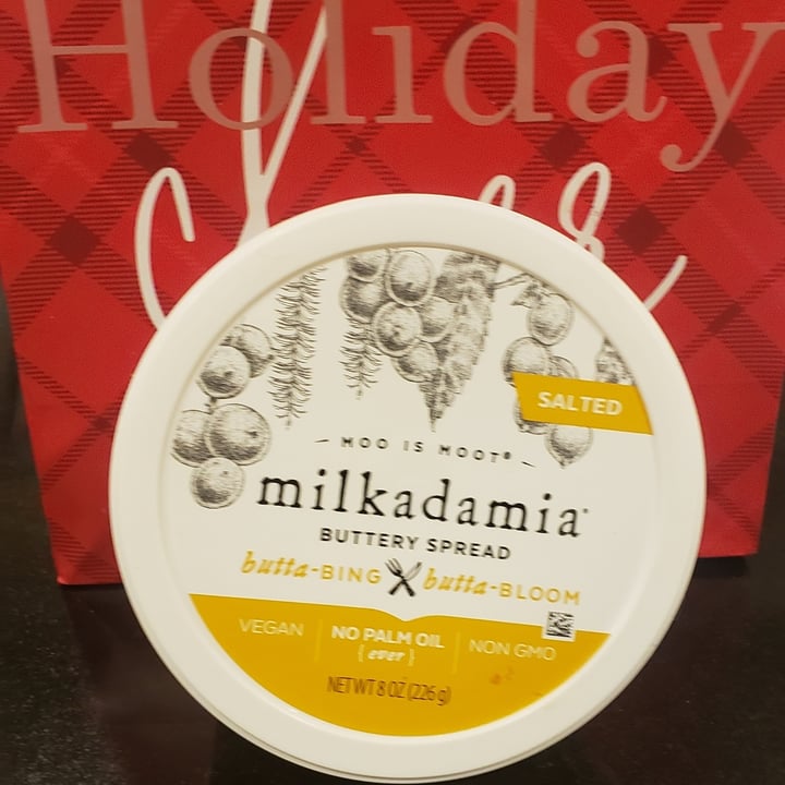 photo of Milkadamia Milkadamia Buttery Spread Salted shared by @ambularfortheanimals on  25 Dec 2020 - review