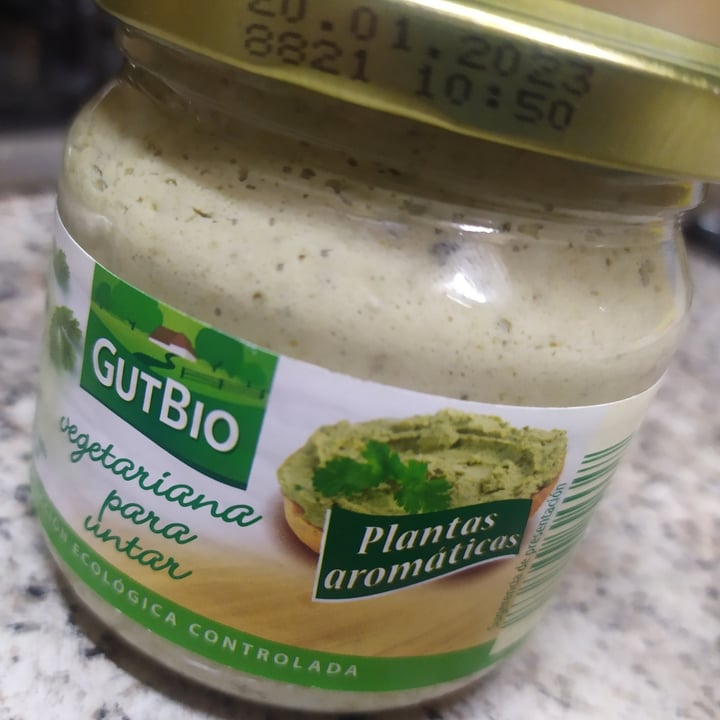 photo of GutBio Paté plantas aromáticas shared by @release on  12 Sep 2021 - review