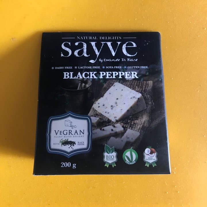 photo of Sayve Vegran Black Pepper shared by @cidalia on  09 Jun 2021 - review