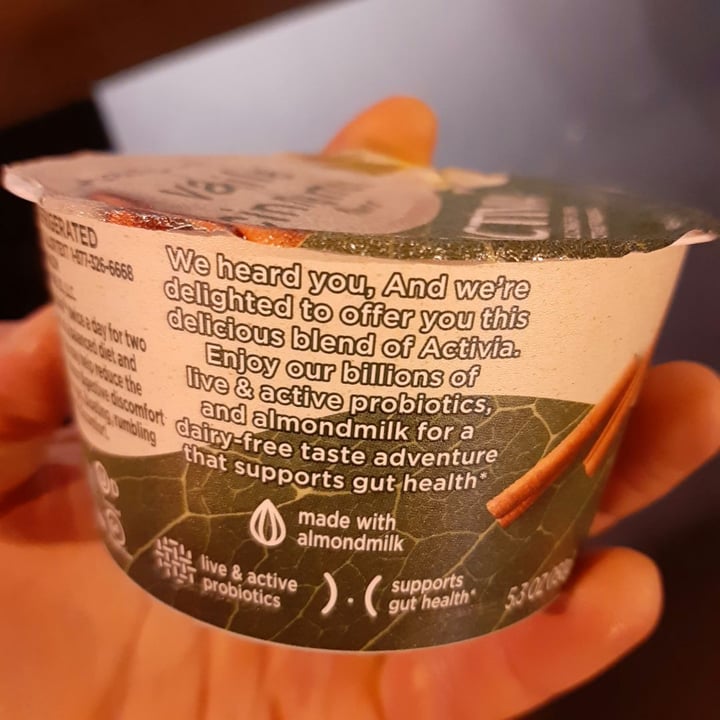 review photo of Activia Dairy-Free Vanilla Cinnamon Flavor shared by @nico-aguilera on 01 Mar 2020 - review