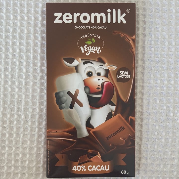 photo of Zeromilk Chocolate 40% Cacau shared by @carolramos on  15 Jul 2022 - review