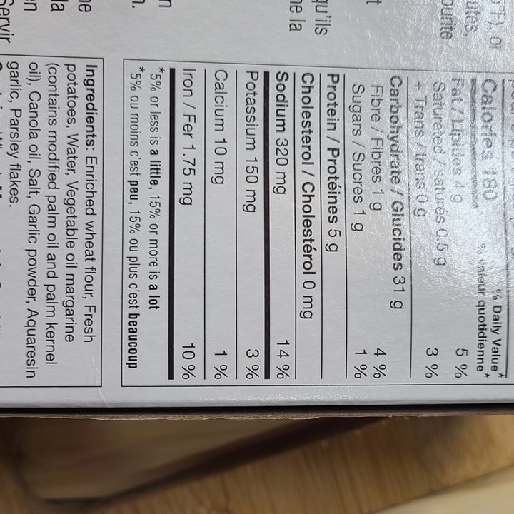 review photo of Cheemo Garlic lover perogies shared by @liljessicakes on 21 Feb 2022 - review