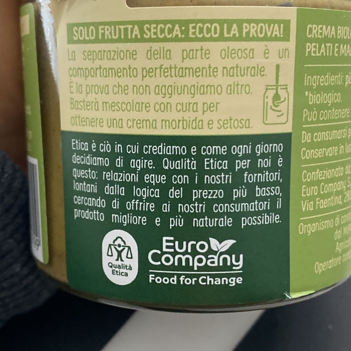 review photo of Eurocompany Crema di pistacchi e mandorle 100% shared by @chiara-08 on 19 Mar 2022 - review