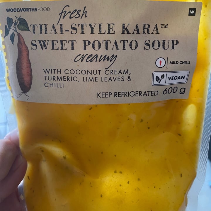 photo of Woolworths Fresh Thai style KaraTM Sweet Potato Soup shared by @ymeyer on  24 Aug 2021 - review