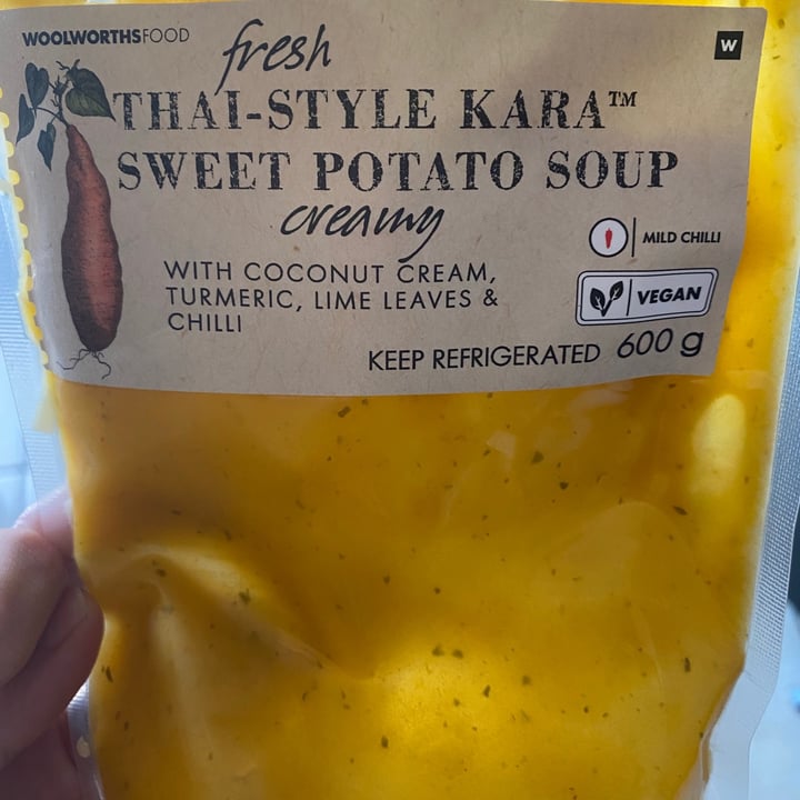 review photo of Woolworths Fresh Thai style KaraTM Sweet Potato Soup shared by @ymeyer on 24 Aug 2021 - review
