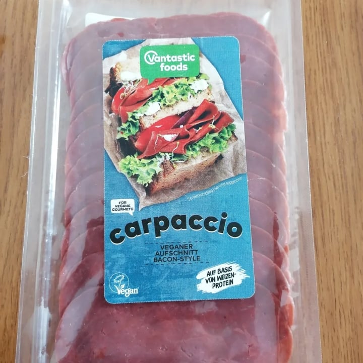photo of Vantastic Foods Carpaccio shared by @valecana on  05 Feb 2022 - review