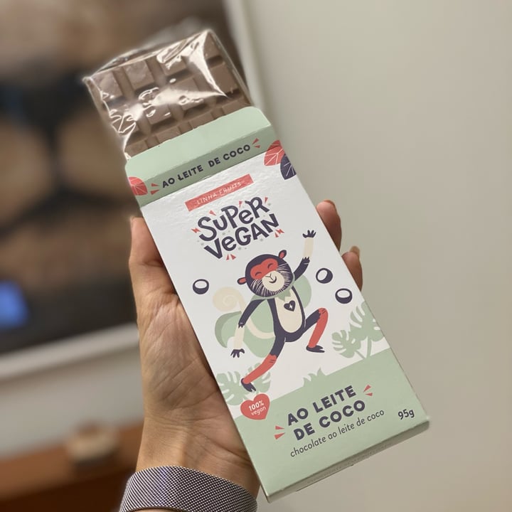 photo of Super Vegan Chocolate Ao Leite De Coco shared by @larissamaluf on  08 Mar 2022 - review