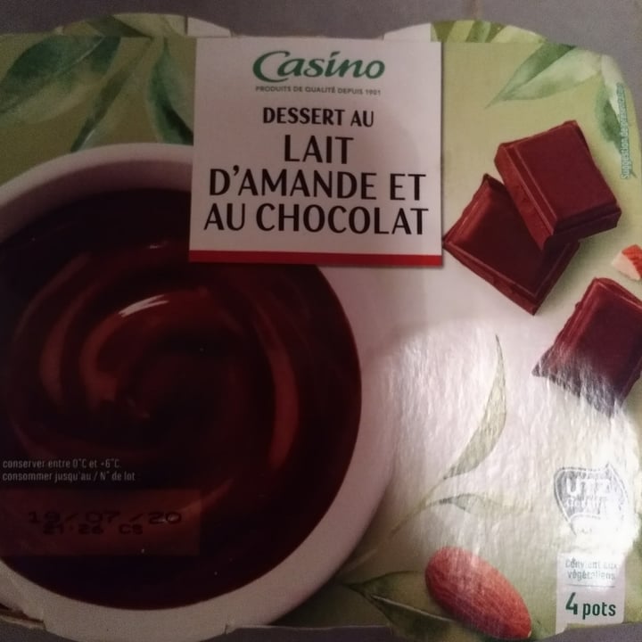 photo of Casino Dessert au lait d'amande et chocolat shared by @astoria on  21 Jul 2020 - review