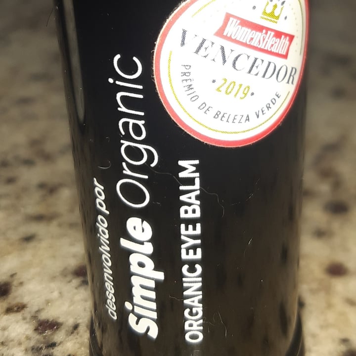 review photo of Simple Organic Balm de olhos shared by @ednamoreira on 25 Apr 2022 - review