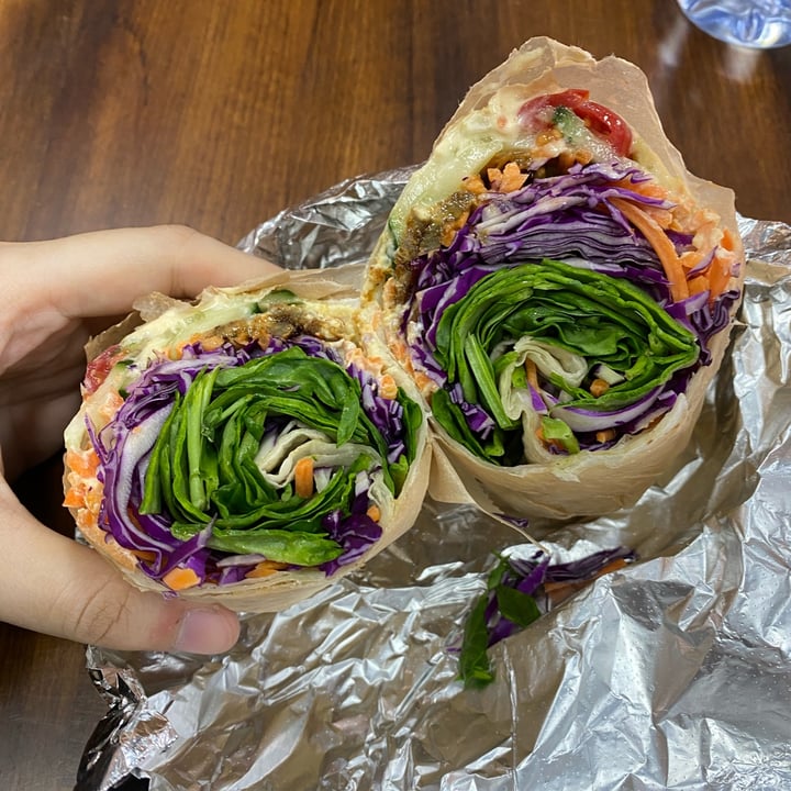 photo of Get Fresh Cafe Veggie Wrap shared by @yumby on  03 Mar 2022 - review
