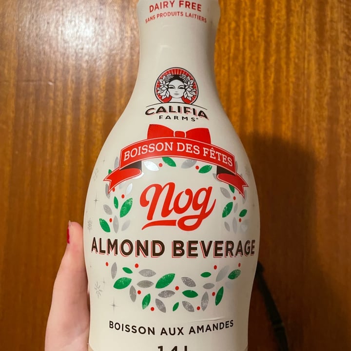 photo of Califia Farms Holiday Nog shared by @kristmallz on  16 Nov 2021 - review